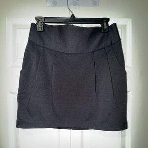 Grass Collection Womens Juniors Mini Skirt Black Size 7 VGUC
